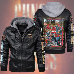 Guns N' Roses Music Style Leather Jacket For Fans