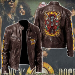 Guns N' Roses Music Style Leather Jacket For Fans