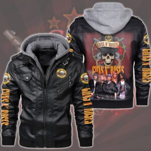 Guns N' Roses Music Style Leather Jacket For Fans