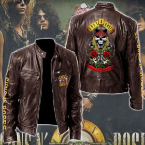 Guns N' Roses Music Style Leather Jacket For Fans