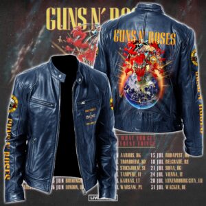 Guns N' Roses Music Style Leather Jacket For Fans