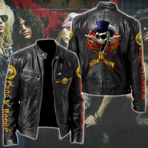 Guns N' Roses Music Style Leather Jacket For Fans