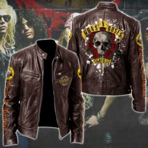 Guns N' Roses Music Style Leather Jacket For Fans