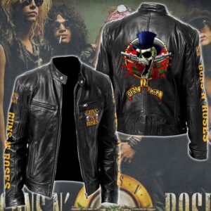 Guns N' Roses Music Style Leather Jacket For Fans