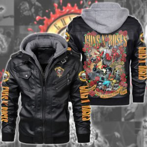 Guns N' Roses Music Style Leather Jacket For Fans