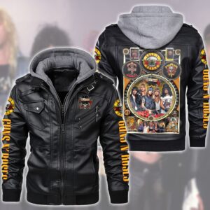 Guns N' Roses Music Style Leather Jacket For Fans