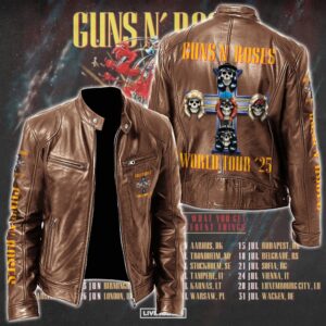 Guns N' Roses Music Style Leather Jacket For Fans