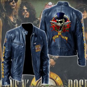 Guns N' Roses Music Style Leather Jacket For Fans