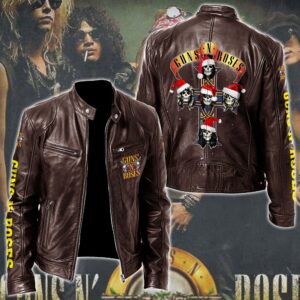 Guns N' Roses Music Style Leather Jacket For Fans