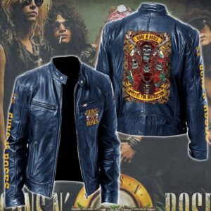 Guns N' Roses Music Style Leather Jacket For Fans