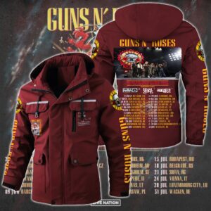 Guns N' Roses Music Style Parka Jacket For Fans
