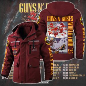 Guns N' Roses Music Style Parka Jacket For Fans