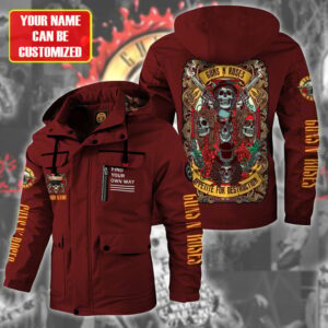 Guns N' Roses Music Style Parka Jacket For Fans