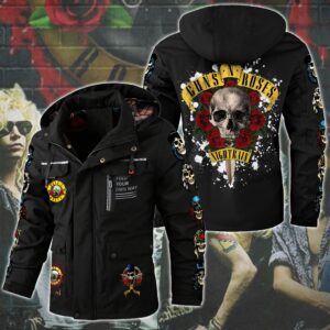 Guns N' Roses Music Style Parka Jacket For Fans