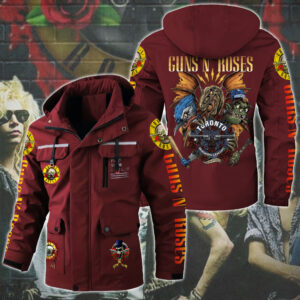 Guns N' Roses Music Style Parka Jacket For Fans