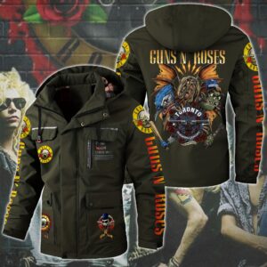 Guns N' Roses Music Style Parka Jacket For Fans
