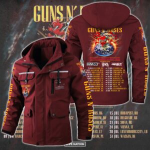 Guns N' Roses Music Style Parka Jacket For Fans