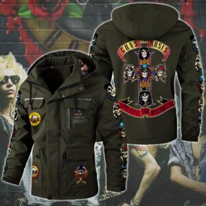 Guns N' Roses Music Style Parka Jacket For Fans