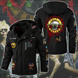 Guns N' Roses Music Style Parka Jacket For Fans