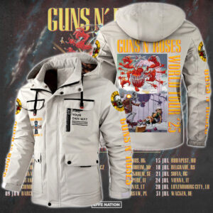 Guns N' Roses Music Style Parka Jacket For Fans