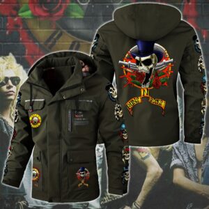 Guns N' Roses Music Style Parka Jacket For Fans