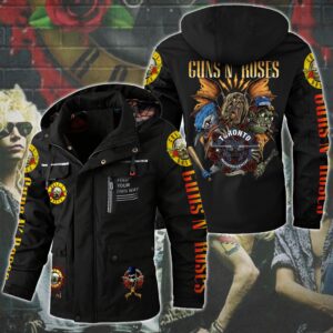 Guns N' Roses Music Style Parka Jacket For Fans
