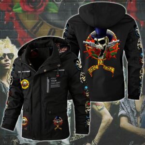 Guns N' Roses Music Style Parka Jacket For Fans