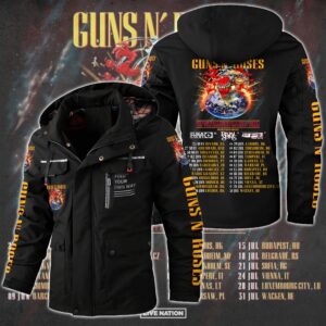 Guns N' Roses Music Style Parka Jacket For Fans