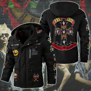 Guns N' Roses Music Style Parka Jacket For Fans