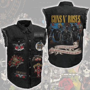 Guns N' Roses Music Style Sleeveless Jacket For Fans