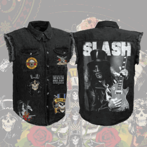 Guns N' Roses Music Style Sleeveless Jacket For Fans