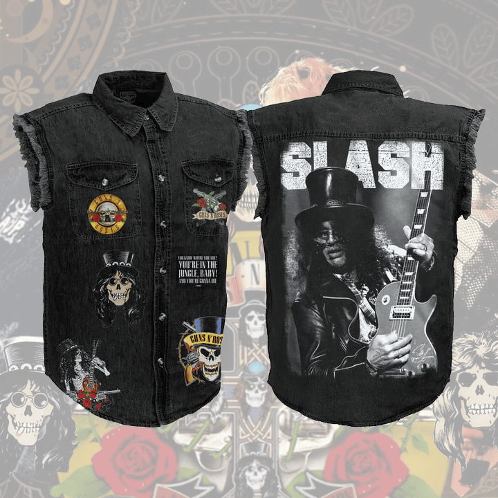 Guns N' Roses Music Style Sleeveless Jacket For Fans