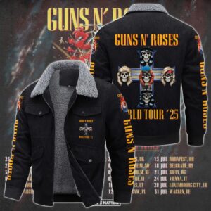 Guns N' Roses Music Style Thermal Cotton Jacket Prim For Fans