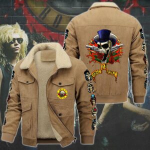 Guns N' Roses Music Style Thermal Cotton Jacket Prim For Fans