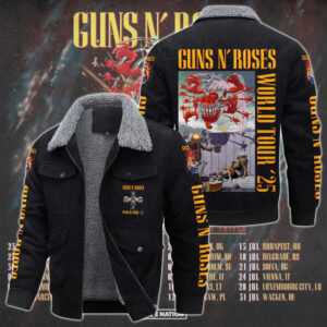 Guns N' Roses Music Style Thermal Cotton Jacket Prim For Fans