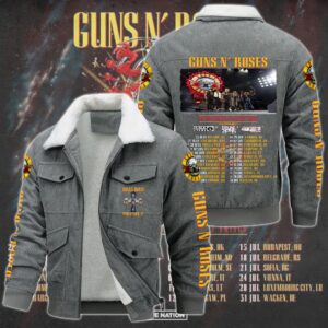 Guns N' Roses Music Style Thermal Cotton Jacket Prim For Fans
