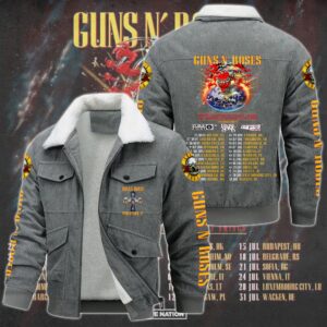Guns N' Roses Music Style Thermal Cotton Jacket Prim For Fans