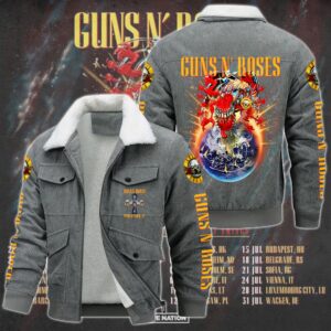 Guns N' Roses Music Style Thermal Cotton Jacket Prim For Fans