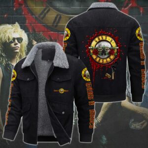 Guns N' Roses Music Style Thermal Cotton Jacket Prim For Fans