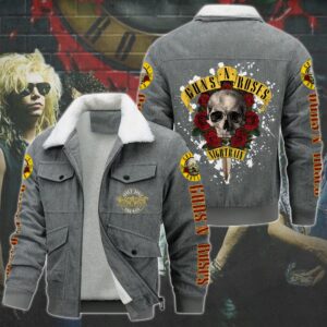 Guns N' Roses Music Style Thermal Cotton Jacket Prim For Fans