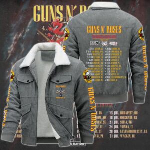 Guns N' Roses Music Style Thermal Cotton Jacket Prim For Fans