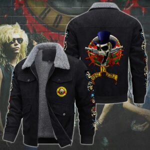 Guns N' Roses Music Style Thermal Cotton Jacket Prim For Fans