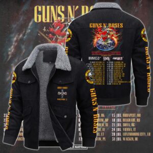 Guns N' Roses Music Style Thermal Cotton Jacket Prim For Fans