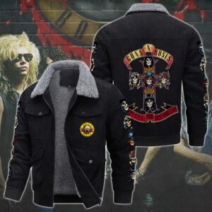 Guns N' Roses Music Style Thermal Cotton Jacket Prim For Fans