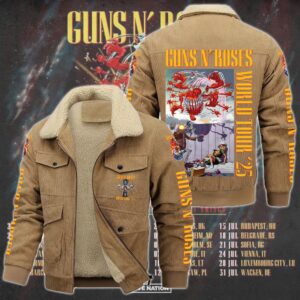 Guns N' Roses Music Style Thermal Cotton Jacket Prim For Fans