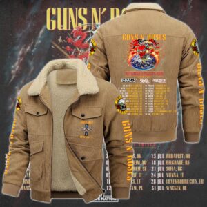 Guns N' Roses Music Style Thermal Cotton Jacket Prim For Fans