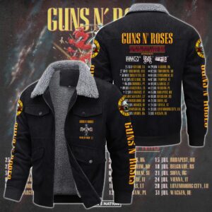 Guns N' Roses Music Style Thermal Cotton Jacket Prim For Fans