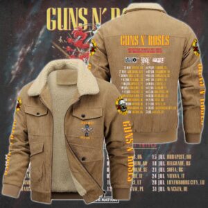 Guns N' Roses Music Style Thermal Cotton Jacket Prim For Fans