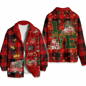 Hallmark Christmas Style Fleece Jacket For Fans