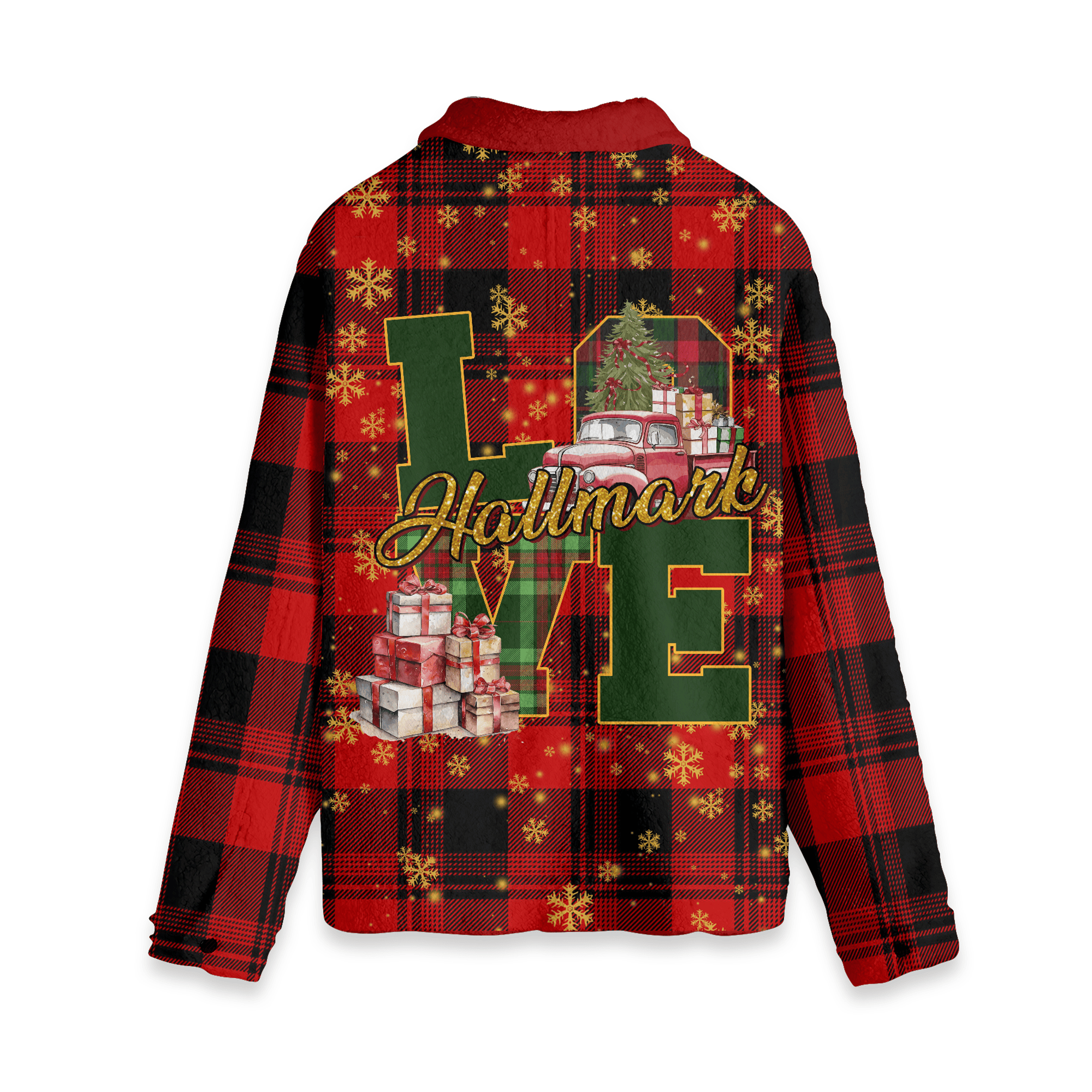 Hallmark Christmas Style Fleece Jacket For Fans